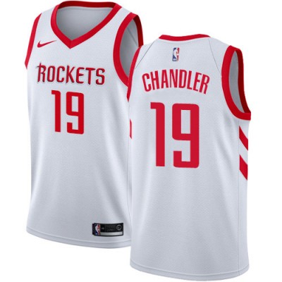 Nike Houston Rockets #19 Tyson Chandler White NBA Swingman Association Edition Jersey Men's